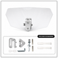 ❄️Zomerfresh 50% Korting!🏍️Verstelbare Motor Winddeflector – Universele Windscherm Spoiler tegen Helmtrillingen, Windgeruis & Turbulentie