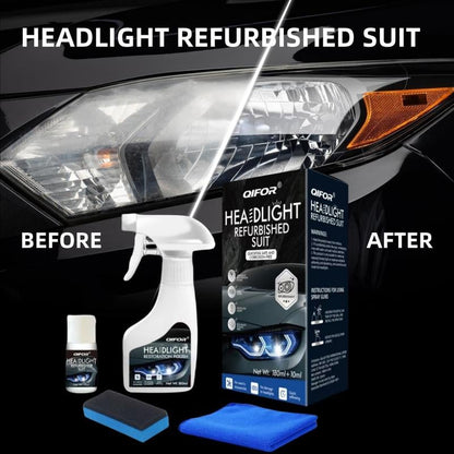 🌞Fris De Lente In Met 50% Korting!🚗Koplamp Restauratieset - Herstel Helderheid & Glans in 10 Minuten - APK-Proof & UV-Bescherming - Geen Gereedschap Nodig
