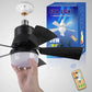 🌞Fris De Lente In Met 50% Korting!🌬️2-in-1 E27 Plafondventilator met Lamp – Dimbare Socket Fan met Afstandsbediening, Timer en 3 Snelheden