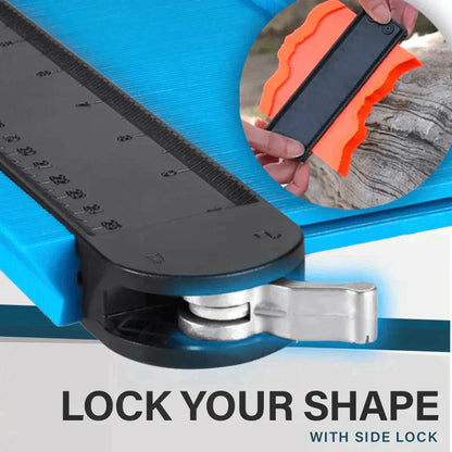 🌞Fris De Lente In Met 50% Korting!📏 Easy Shape Contour Duplicator 5"/10" – Met Vergrendeling | Hoge Precisie Vormkopieertool voor DIY!
