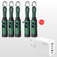 🌞Fris De Lente In Met 50% Korting!🔋4-in-1 Sleutelhanger Laadkabel met Display – Draagbare Snellaadkabel tot 65W met Live Wattage Monitor
