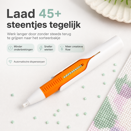 ❄️Zomerfresh 50% Korting!💎Automatische Crystal Art Dispenserpen – Sneller Steentjes Plaatsen zonder Steeds Wax te Gebruiken