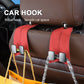 🌞Fris De Lente In Met 50% Korting!🚗Multifunctionele Auto Hoofdsteun Haken – Dubbele Tassenhaken met Telefoonhouder voor Nettere Autoritten
