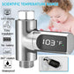 Nieuw Douchethermometer met Driekleurige Indicator, Waterstroomstroomopwekking & 360° Rotatie – Perfect voor Babybadje & Dagelijks Douchen!
