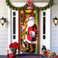 🎄Early Christmas Deals - 50% korting🎅 Kerstman Deurdecoratie - Vrolijke Feestsfeer In 1 Minuut!