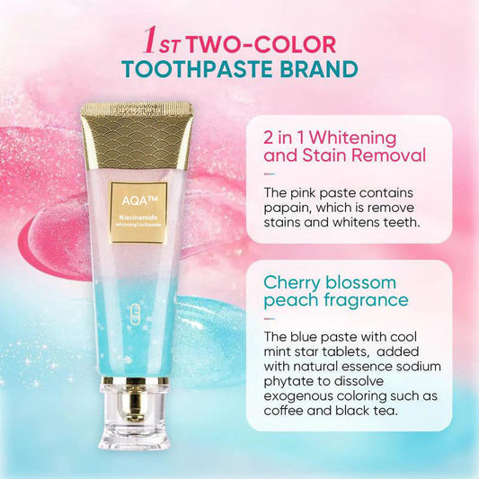 🦷 Niacine Whitening Toothpaste – Bright Smile in 14 Days! Fluoride-Free & Gentle Formula!