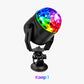 🎄Kerstdeal ALTIJD 50% KORTING!✨Magische LED Disco Bol – RGB Stroboscoop Effect, Afstandsbediening & Draagbaar (Creëer Instant FeestSfeer Voor Partijen, Karaoke & Meer!)