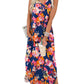🎉Laatste dag promotie 50% KORTING💃2025 Zomer Boho Print V-hals Maxi-jurk met zakken