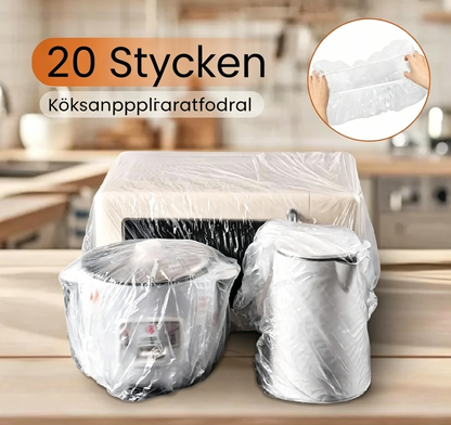❄️Zomerfresh 50% Korting! ✨Multifunctionele Transparante Stofhoes – Elastische Beschermhoes voor Keukenapparaten, Ventilators & Huishoudelijke Items
