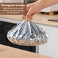 🌞Fris De Lente In Met 50% Korting!🔥Elastische Aluminiumfolie Hoezen (Set) | Houdt Eten Warm & Vers | Wegwerp Afdekhoezen voor BBQ, Picknick & Restjes