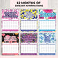 🖤Black Friday topper!✨ 2026 Scheldwoordenkalender voor Geestelijke Gezondheid – One Day At A Fucking Time, Humoristisch & Resoneerend (Perfect voor Vrouwen die met Angst, Depressie Struggle en van Humor Houden!)