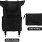 ❄️Zomerfresh 50% Korting!🛒2-in-1 Opvouwbare Boodschappentrolley – Stevige Winkeltas op Wielen voor Supermarkt, Markt & Reizen