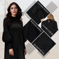 👗 Dames Jurk met Lantaarnmouwen & Opstaande Kraag – Eleganste Stijl voor Elke Gelegenheid!