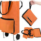 ❄️Zomerfresh 50% Korting!🛒2-in-1 Opvouwbare Boodschappentrolley – Stevige Winkeltas op Wielen voor Supermarkt, Markt & Reizen