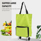 ❄️Zomerfresh 50% Korting!🛒2-in-1 Opvouwbare Boodschappentrolley – Stevige Winkeltas op Wielen voor Supermarkt, Markt & Reizen
