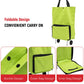 ❄️Zomerfresh 50% Korting!🛒2-in-1 Opvouwbare Boodschappentrolley – Stevige Winkeltas op Wielen voor Supermarkt, Markt & Reizen