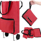 ❄️Zomerfresh 50% Korting!🛒2-in-1 Opvouwbare Boodschappentrolley – Stevige Winkeltas op Wielen voor Supermarkt, Markt & Reizen