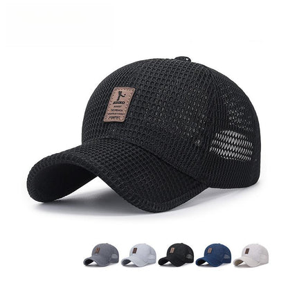 ❄️Zomerfresh 50% Korting!🧢Ademende Mesh Baseball Cap – Lichtgewicht Zomerpet met Zonneklep voor Sport, Reizen & Dagelijks Gebruik