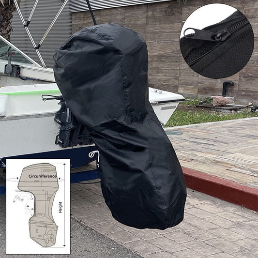 🎃Halloween-Aanbieding 50% Korting!🚤420D Volledige Buitenboordmotorhoes – Weerbestendige Bescherming Voor Opslag