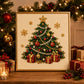 ❄️Zomerfresh 50% Korting!💎DIY Kerst Diamond Painting met Parel Effect – Creatief Knutselpakket met Lijst voor Feestelijke Decoratie