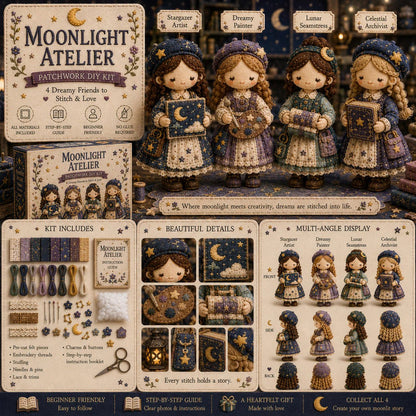 🎁Last Day:69% OFF🧵 Tiny Worlds Collection – Patchwork DIY Kit Series