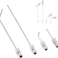🌞Fris De Lente In Met 50% Korting!💦4-delige Professionele Hogedrukreiniger Nozzle Set - Voor Moeilijk Bereikbare Plekken - 1/4" Snelkoppeling - Reinig Dakgoten, Velgen & Chassis Moeiteloos