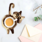 🐱🔥 Hot Sale! Schattige Handgemaakte Katten Onderzetter – Perfect Cadeau voor Kattenliefhebbers & Leuk Home Decor!