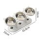 🌞Fris De Lente In Met 50% Korting!🐱Verhoogde Voerbak voor Katten met 3 RVS Bakjes | Ergonomische Houten Standaard (Anti-Slip) | Droogvoer, Natvoer & Water