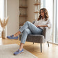 🌞Fris De Lente In Met 50% Korting!👟Ademende Dames Loafers met Metalen Gesp – Lichtgewicht Instapschoenen met Comfortabele Ondersteuning