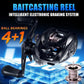 🌞Fris De Lente In Met 50% Korting!🎣DC Baitcasting Visreel - Digitaal Remsysteem (Zeg maar dag tegen Backlash!) - 7.2:1 High Speed - Voor Roofvissen in Zoet- & Zoutwater