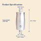 🌞Fris De Lente In Met 50% Korting!🚿Premium Douchefilter Waterzuiveraar – Voor Zachter Douchewater en Comfortabelere Huid- en Haarverzorging