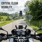❄️Zomerfresh 50% Korting!🏍️Verstelbare Motor Winddeflector – Universele Windscherm Spoiler tegen Helmtrillingen, Windgeruis & Turbulentie