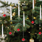 50% Korting!🎄Hangende LED-Kerstboomkaarsen – Magische Flakkerende Gloed Met Afstandsbediening & Timer