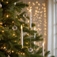 50% Korting!🎄Hangende LED-Kerstboomkaarsen – Magische Flakkerende Gloed Met Afstandsbediening & Timer
