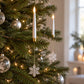 50% Korting!🎄Hangende LED-Kerstboomkaarsen – Magische Flakkerende Gloed Met Afstandsbediening & Timer