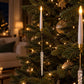 50% Korting!🎄Hangende LED-Kerstboomkaarsen – Magische Flakkerende Gloed Met Afstandsbediening & Timer