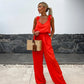👗 Dames Mouwloze Jumpsuit: Brede Benen, Chic & Comfortabel