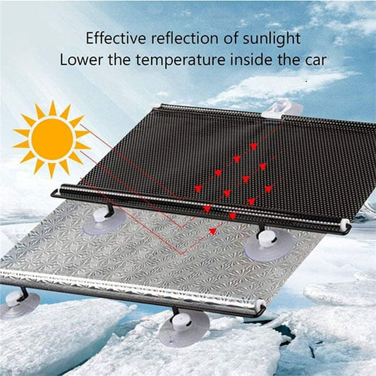 🌞Fris De Lente In Met 50% Korting!🔥Opvouwbaar Uitschuifbaar Zonnescherm – Universeel UV-Bescherming voor Thuis, Auto & Buiten!