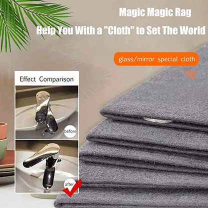 ❄️Zomerfresh 50% Korting!🔥Streeploze Microvezel Reinigingsdoek – Verdikte Pluisvrije Schoonmaakdoek voor Glas, Spiegel, Auto & Keuken