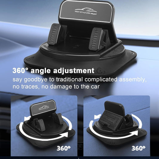 ❄️Zomerfresh 50% Korting!🔥"Mech Style" Dashboard Telefoonhouder | 360° Draaibaar & Rotsvast | Herbruikbare Siliconen Gel-basis | Voor Auto, Bureau & Thuis