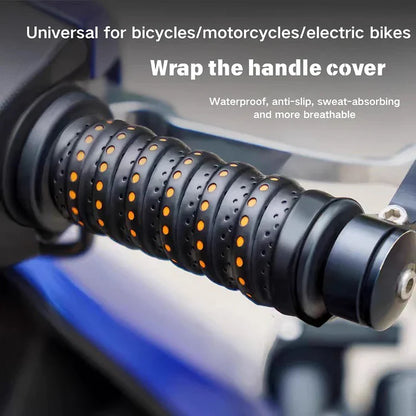 🏍️👍 Antislip Zachte Siliconen Grip Tape voor Motorfietssturen – Drukpunten Design, Ademend & Breed Toepassing!