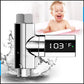 Nieuw Douchethermometer met Driekleurige Indicator, Waterstroomstroomopwekking & 360° Rotatie – Perfect voor Babybadje & Dagelijks Douchen!