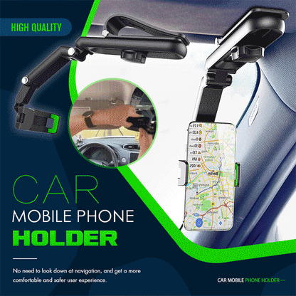🌞Fris De Lente In Met 50% Korting!1080° Roterende Telefoonhouder | Multifunctionele Auto Clip voor Dashboard & Spiegel | Ook Ideaal voor Thuis