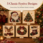 ❄️Zomerfresh 50% Korting!💎DIY Kerst Diamond Painting met Parel Effect – Creatief Knutselpakket met Lijst voor Feestelijke Decoratie