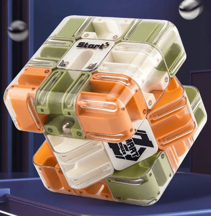 🎁🎄 Vroege Kerst Uitverkoop - 50% Korting! 🧩 Groot 3D Labyrint Puzzel Maze Cube - Super Boeiend!