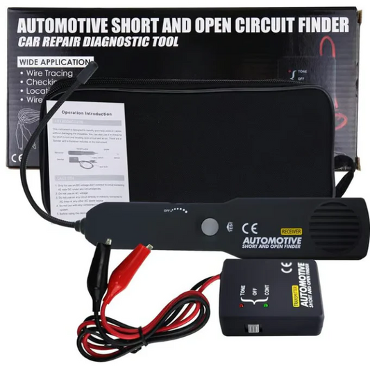 ❄️Zomerfresh 50% Korting!🔥Auto Kortsluiting & Draadbreuk Zoeker | Digitale Kabeltester met Flexibele Sonde | 6-42V Diagnose Gereedschap