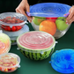 ❄️Zomerfresh 50% Korting!🥣Herbruikbare Siliconen Vershouddeksels 6-delig – Elastische Stretchdeksels voor Kommen, Fruit & Restjes