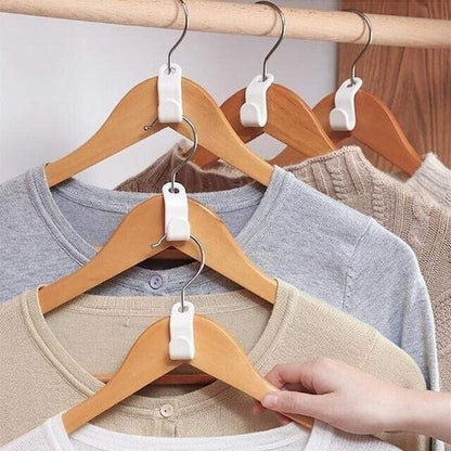 ❄️Zomerfresh 50% Korting!👚Ruimtebesparende Kleerhanger Connectors – Slimme Hangerhaken voor Meer Kastruimte en Nettere Kledingorganisatie