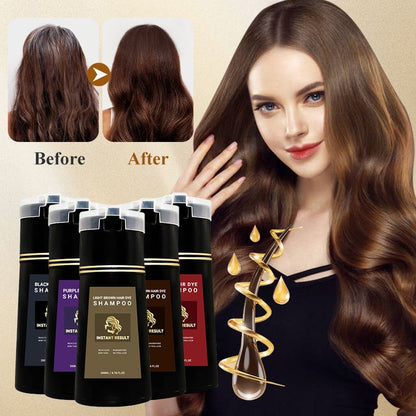 🌞Fris De Lente In Met 50% Korting!💇Onmiddellijke Haarkleuring Shampoo – 10 Min Resultaat & Zonder Haar Schade!