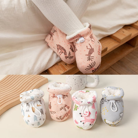 👶 Warme Bont Baby Laarsjes – Knuffig, Elastisch & Perfect Voor Wintercomfort!